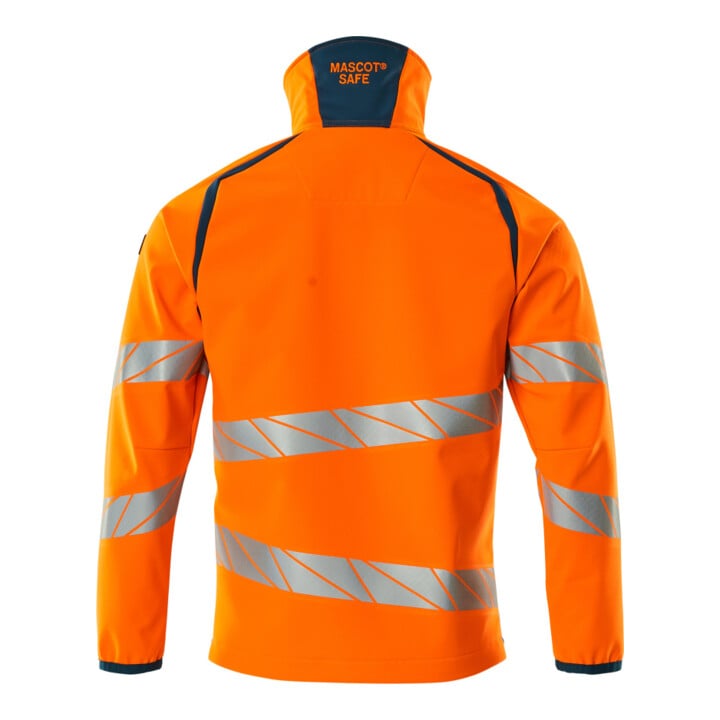 Mascot Soft Shell Jacke Größe M hi-vis orange/dunkelpetroleum