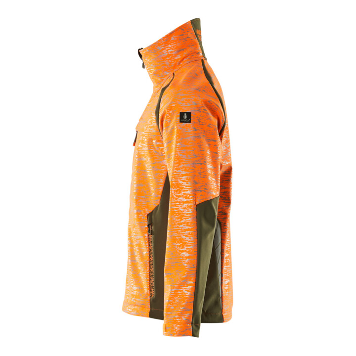 Mascot Soft Shell Jacke Größe M hi-vis orange/moosgrün Reflexeffekte