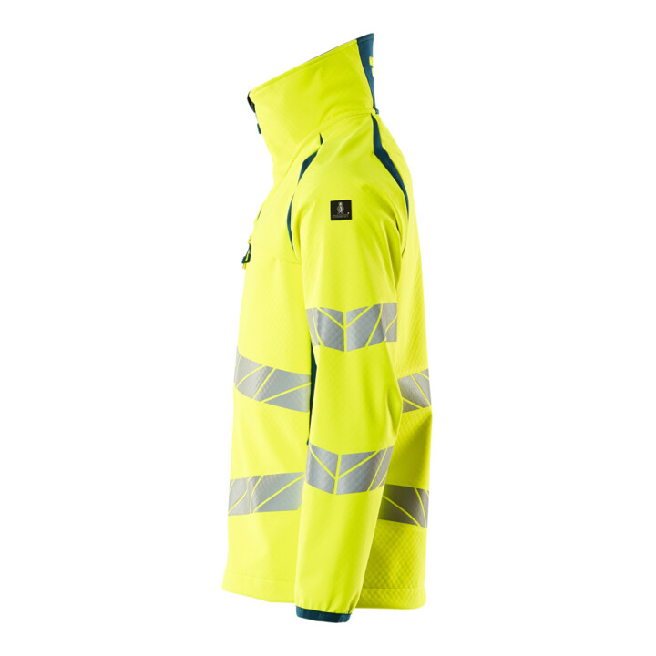 Mascot Soft Shell Jacke Größe S hi-vis gelb/dunkelpetroleum