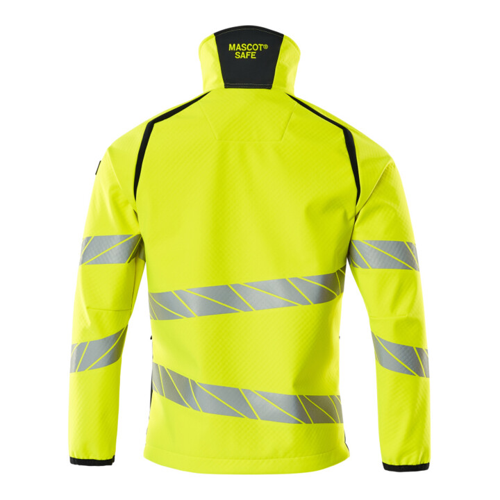 Mascot Soft Shell Jacke Größe XL hi-vis gelb/schwarzblau