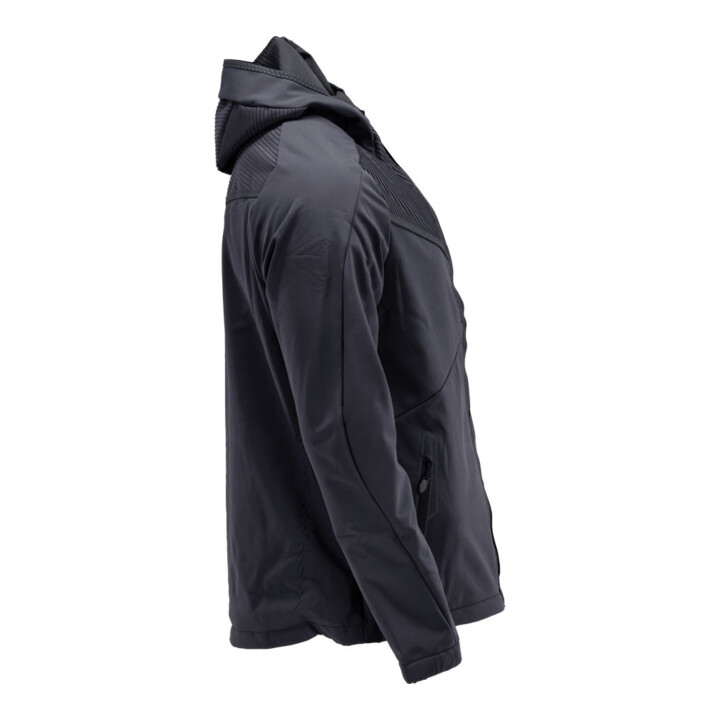 Mascot Soft Shell Jacke Kapuze Gr. S schwarzblau