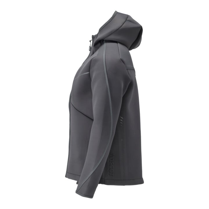 MASCOT Soft Shell Jacke Kapuze moderne Passform Anthrazitgrau Gr. XS