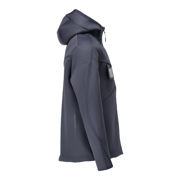 Mascot Soft Shell Jacke Kapuze moderne Passform L schwarzblau