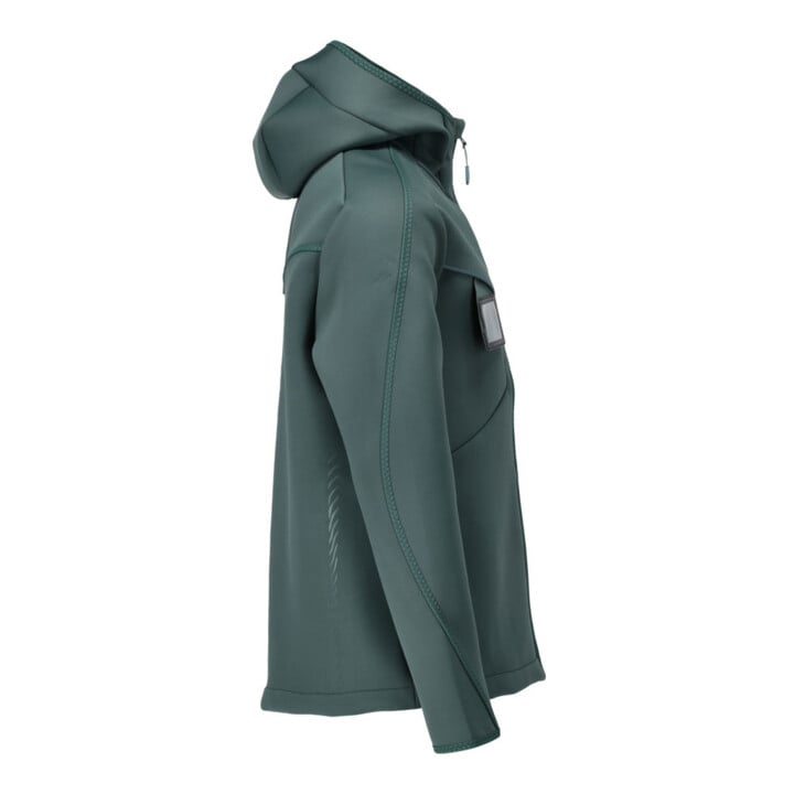Mascot Soft Shell Jacke Kapuze moderne Passform waldgrün XS