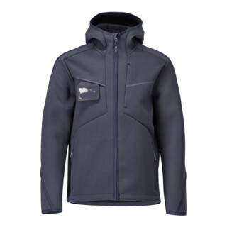 Mascot Soft Shell Jacke Kapuze moderne Passform XL schwarzblau