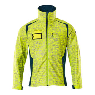 Mascot Soft Shell Jacke L hi-vis gelb/dunkelpetroleum Reflexeffekte