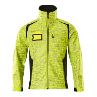 Mascot Soft Shell Jacke L hi-vis gelb/schwarz Reflexeffekte