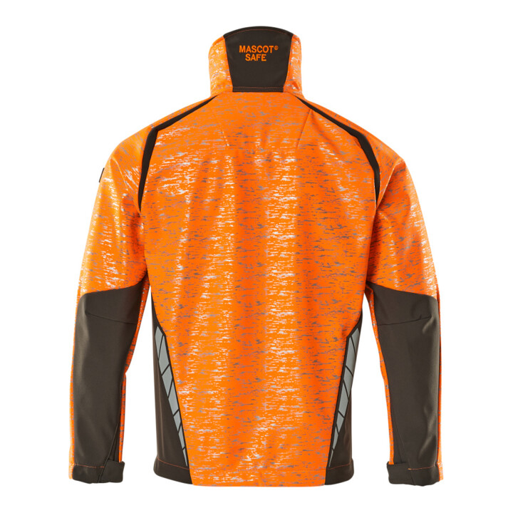 Mascot Soft Shell Jacke L hi-vis orange/dunkelanthrazit Reflexeffekte