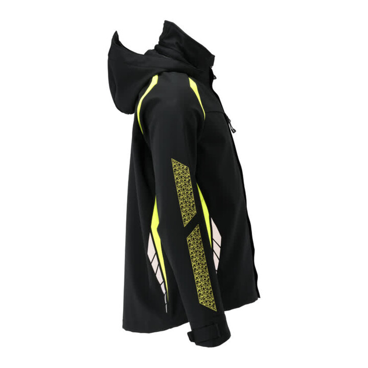 Mascot Soft Shell Jacke mit Kapuze Größe S schwarz/hi-vis gelb