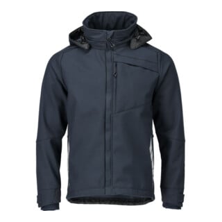 Mascot Soft Shell Jacke mit Kapuze schwarzblau Größe S