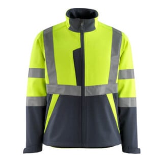 Mascot Softshelljacke Kiama Gelb/Schwarzblau