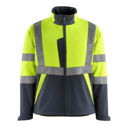 Mascot Softshelljacke Kiama Gelb/Schwarzblau