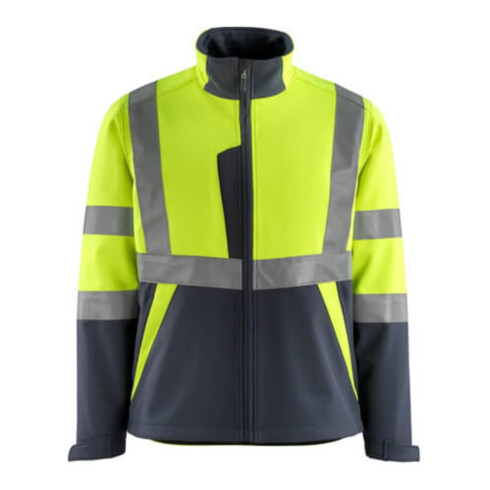 Mascot Softshelljacke Kiama Gelb/Schwarzblau