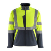 Mascot Softshelljacke Kiama gelb/schwarzblau Größe XL