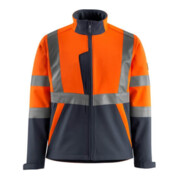 Mascot Softshelljacke Kiama orange/schwarzblau-1