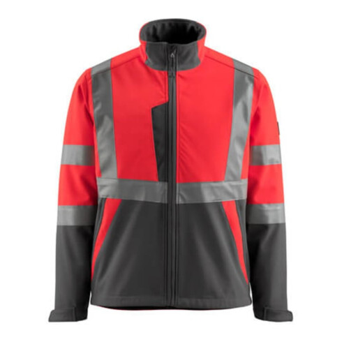 Mascot Softshelljacke Kiama rot/dunkelanthrazit