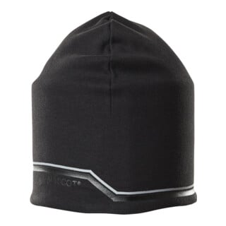 Mascot Strickmütze mit Druck schwarz Größe ONE