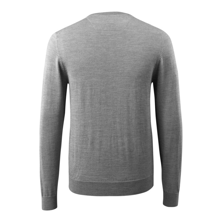 Mascot Strickpullover 2XL grau-meliert runder Halsausschnitt