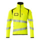 Mascot Strickpullover 3XL hi-vis gelb/schwarz kurz Reißverschluss