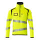 Mascot Strickpullover 3XL hi-vis gelb/schwarzblau kurz Reißverschluss