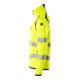 Mascot Strickpullover 3XL hi-vis gelb/schwarzblau kurz Reißverschluss
