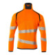 Mascot Strickpullover 3XL hi-vis orange/schwarzblau kurz Reißverschluss