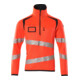 Mascot Strickpullover 3XL Hi-vis rot/schwarzblau kurz Reißverschluss