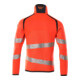 Mascot Strickpullover 3XL Hi-vis rot/schwarzblau kurz Reißverschluss