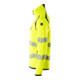 Mascot Strickpullover 4XL hi-vis gelb/schwarzblau kurz Reißverschluss