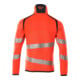 Mascot Strickpullover 4XL Hi-vis rot/schwarzblau kurz Reißverschluss