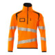 Mascot Strickpullover 5XL hi-vis orange/schwarzblau kurz Reißverschluss