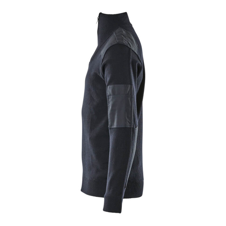 Mascot Strickpullover Größe M schwarzblau mit Verstärkungen