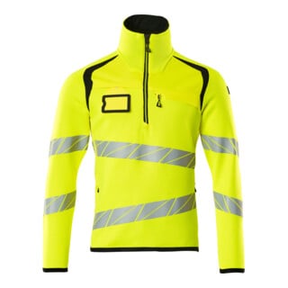 Mascot Strickpullover kurz Reißverschluss 2XL hi-vis gelb/schwarz