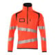 Mascot Strickpullover kurz Reißverschluss Größe L Hi-vis rot/schwarzblau