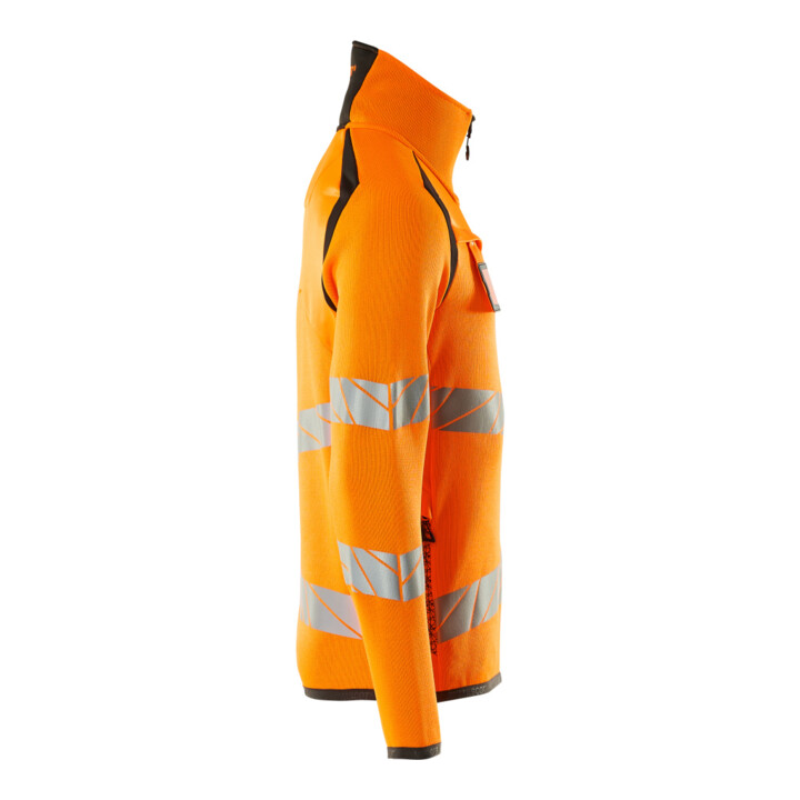 Mascot Strickpullover kurz Reißverschluss Größe M hi-vis orange/dunkelanthrazit
