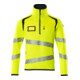 Mascot Strickpullover mit kurzem Reißverschluss Größe M hi-vis gelb/schwarzblau