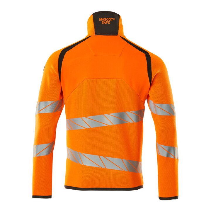 Mascot Strickpullover mit kurzem Reißverschluss Größe XL hi-vis orange/dunkelanthrazit