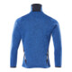Mascot Strickpullover mit Reißverschluss Größe M azurblau/schwarzblau