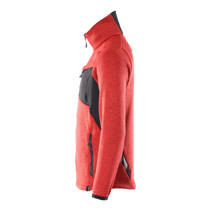 Mascot Strickpullover mit Reißverschluss Größe XS verkehrsrot/schwarz