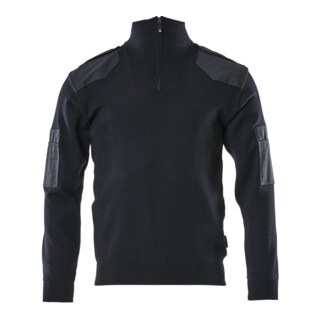 Mascot Strickpullover mit Verstärkungen Größe S schwarzblau
