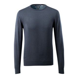 Mascot Strickpullover runder Halsausschnitt Größe L schwarzblau