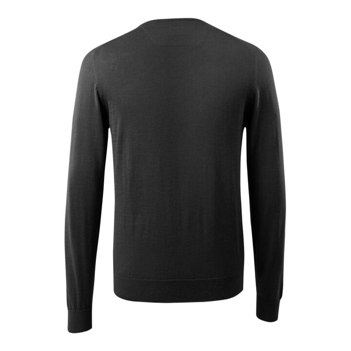 Mascot Strickpullover runder Halsausschnitt Größe M schwarz