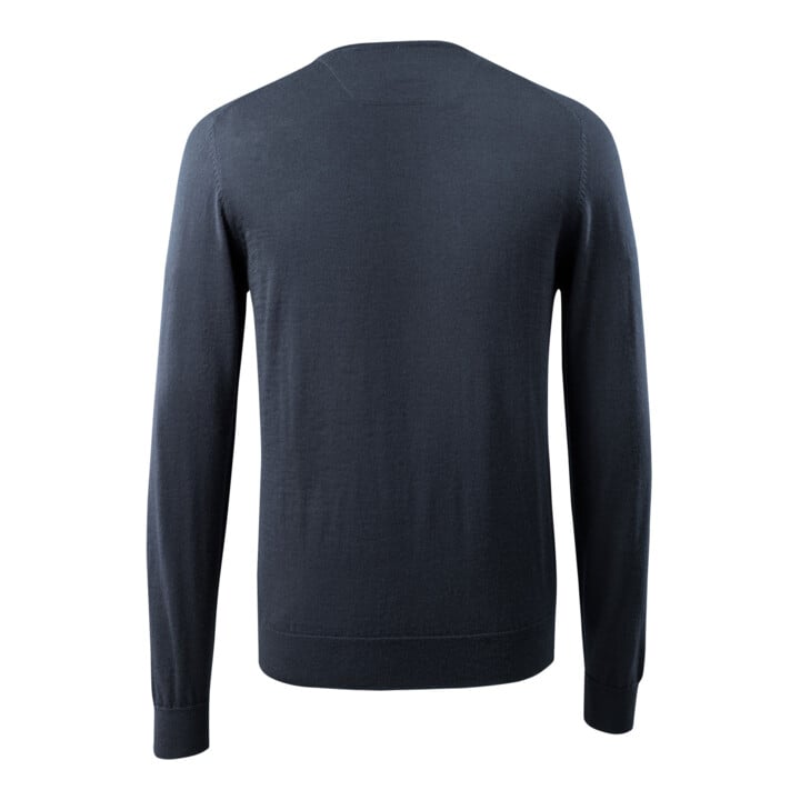 Mascot Strickpullover runder Halsausschnitt Größe M schwarzblau