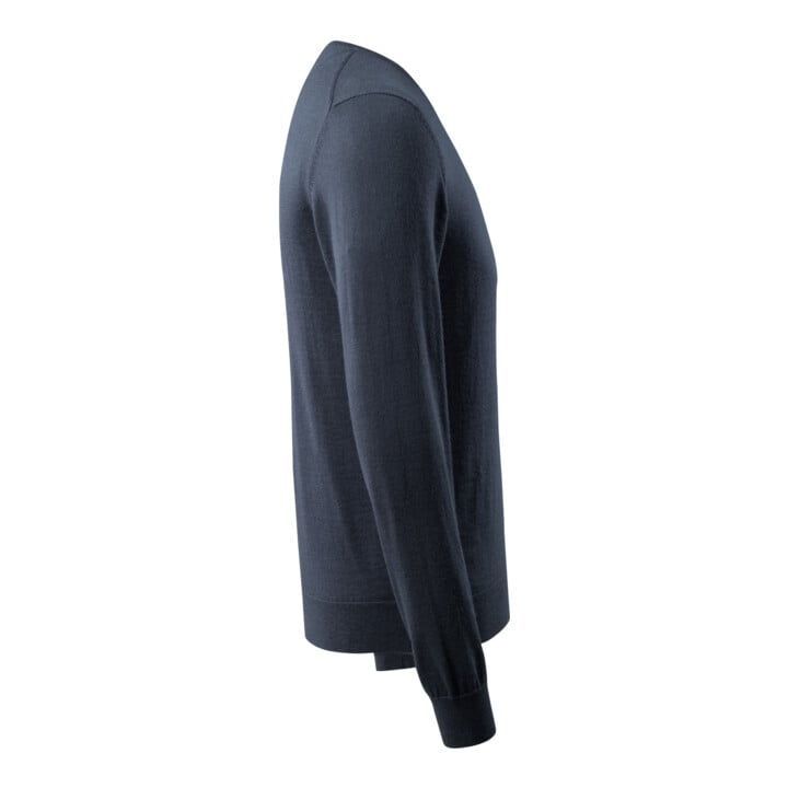 Mascot Strickpullover runder Halsausschnitt Größe M schwarzblau