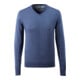 Mascot Strickpullover V-Ausschnitt Merinowolle 2XL blau-meliert