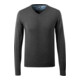 Mascot Strickpullover V-Ausschnitt Merinowolle 4XL dunkelanthrazit/hellgrau-meliert