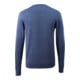 Mascot Strickpullover V-Ausschnitt Merinowolle blau-meliert XL