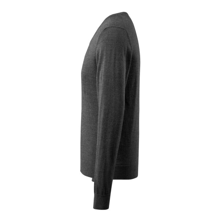 Mascot Strickpullover V-Ausschnitt Merinowolle S dunkelanthrazit/hellgrau-meliert