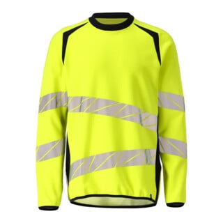 Mascot Sweatshirt 2XLONE hi-vis gelb/schwarzblau moderne Passform