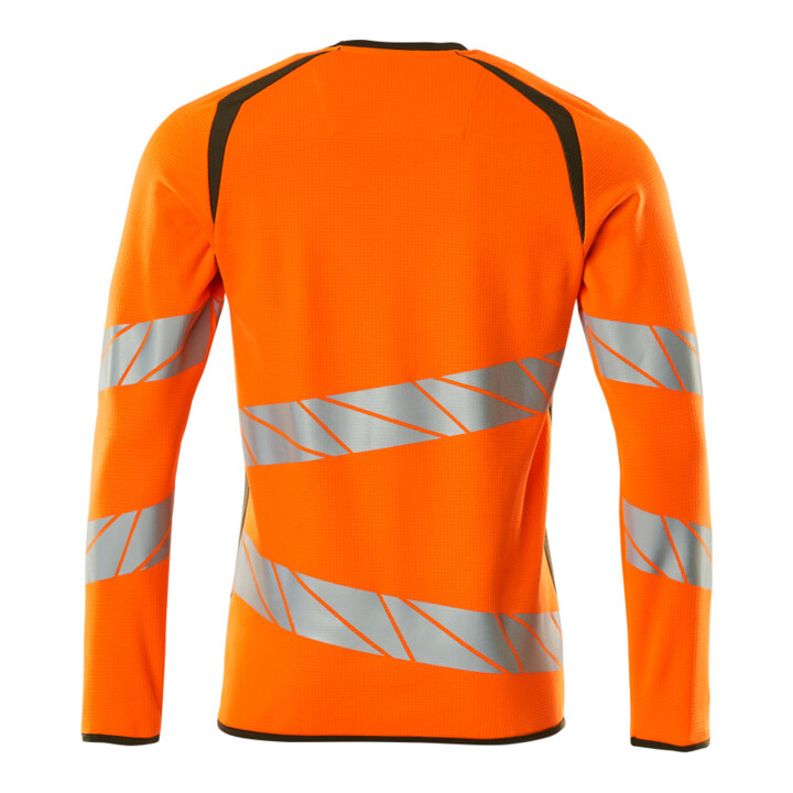 Mascot Sweatshirt 2XLONE hi-vis orange/moosgrün moderne Passform